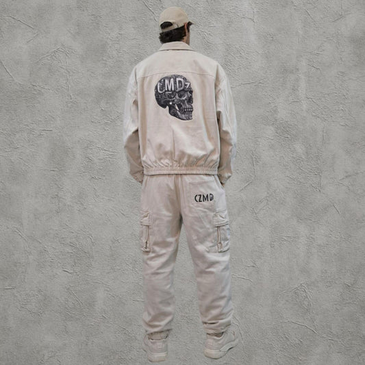 Raw Skull Bone Denim Set