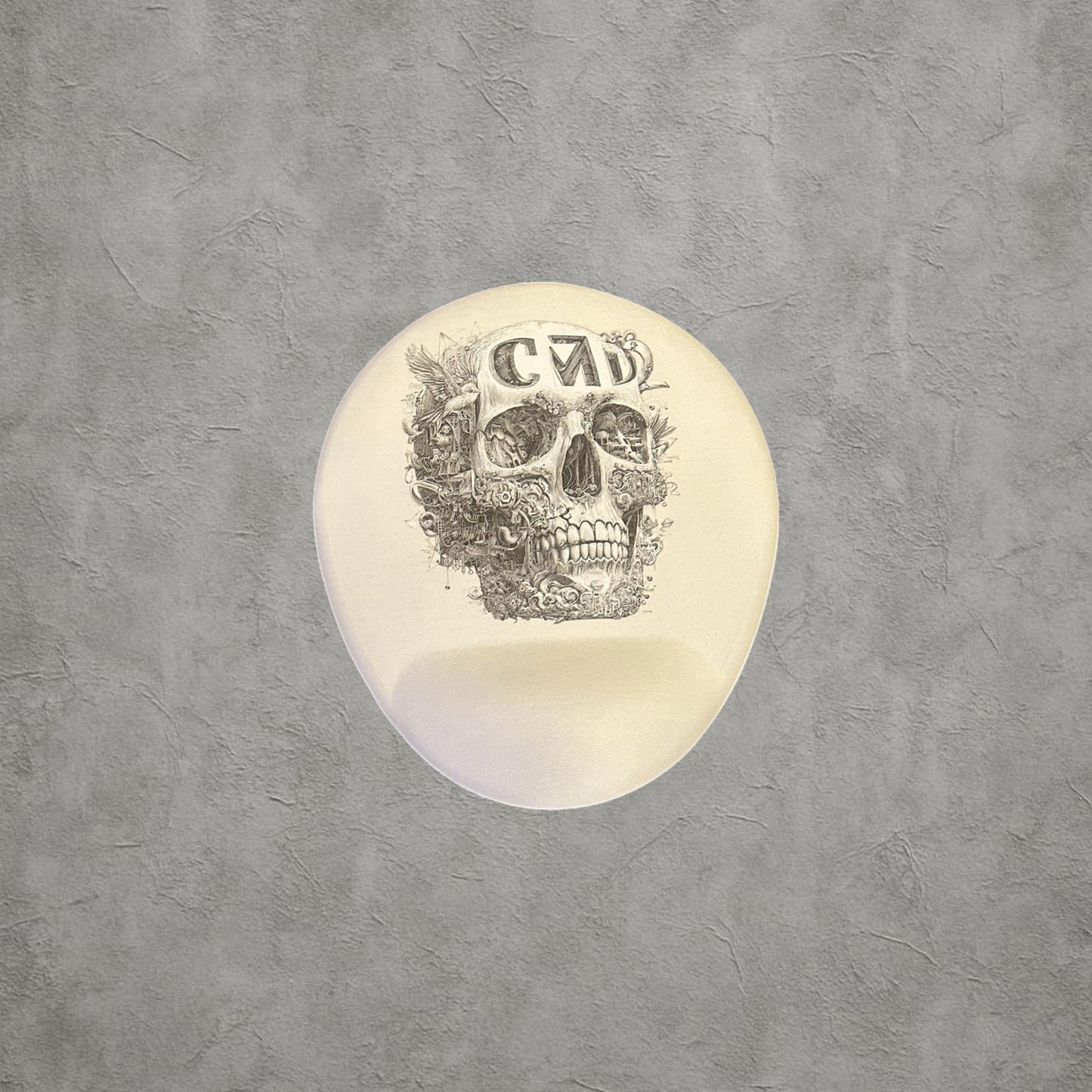 Kurukafa Baskılı Bilek Destekli Mouse Pad