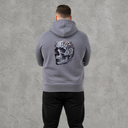 Anatomical Graphite Hoodie – Kurukafa Baskılı