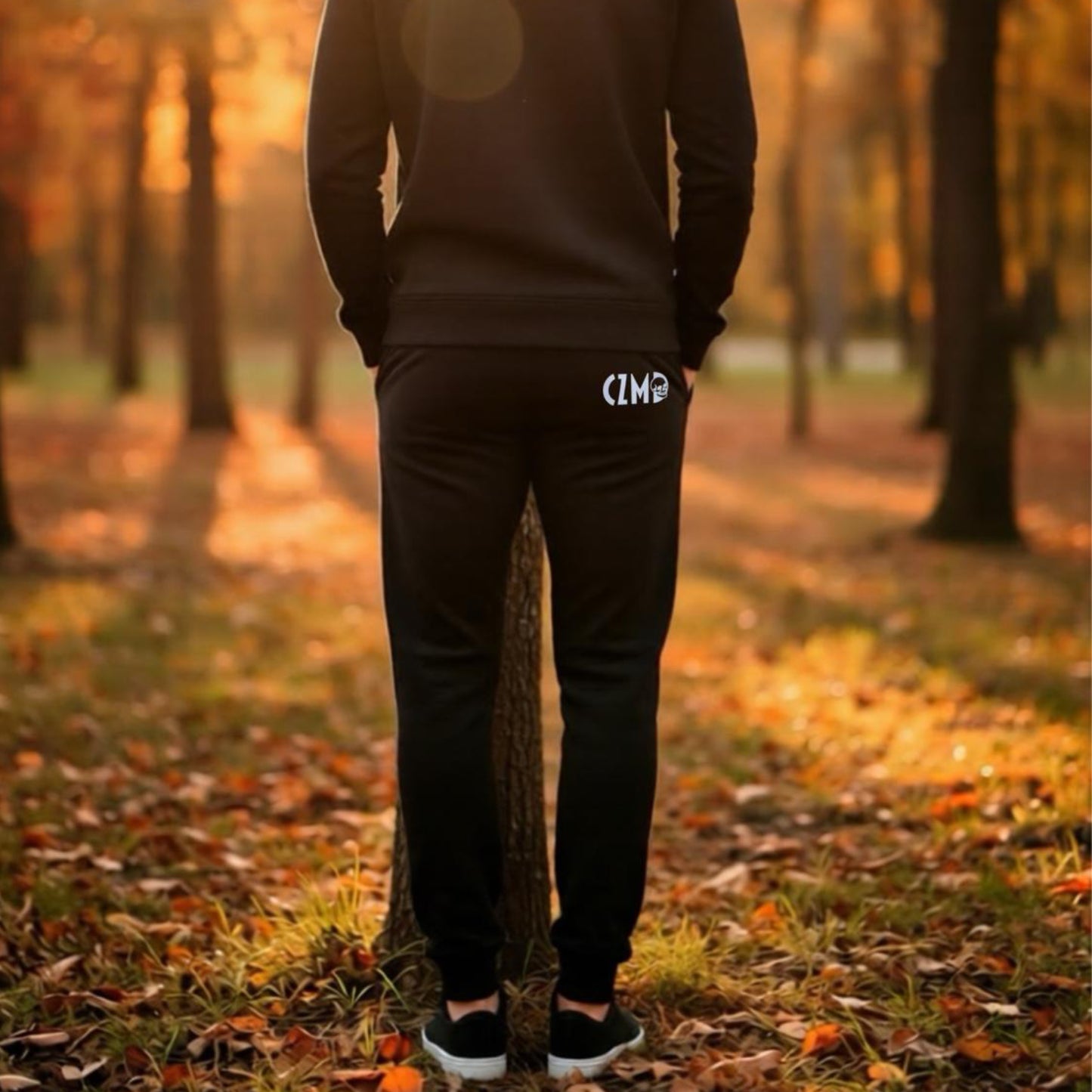 Anatomical Black Core Jogger – Kurukafa Detaylı Eşofman Altı