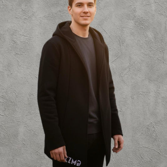 Anatomical Darkwear Poncho – Kurukafa Sırt Baskılı