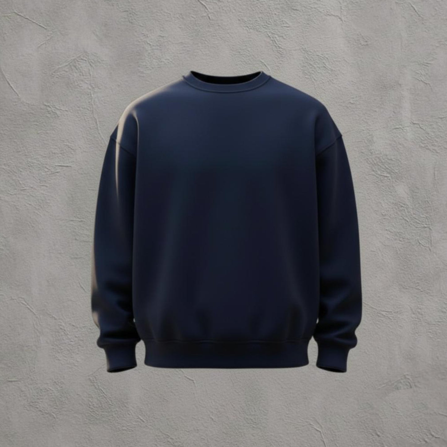 Midnight Urban Skull – Lacivert Kurukafa Baskılı Unisex Sweatshirt