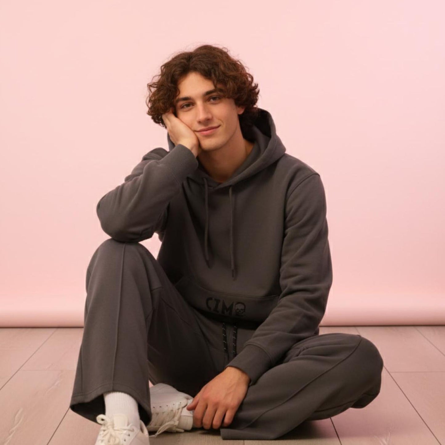 Anatomical Nubuck Ash Track Set – Kurukafa Detaylı Eşofman Takımı