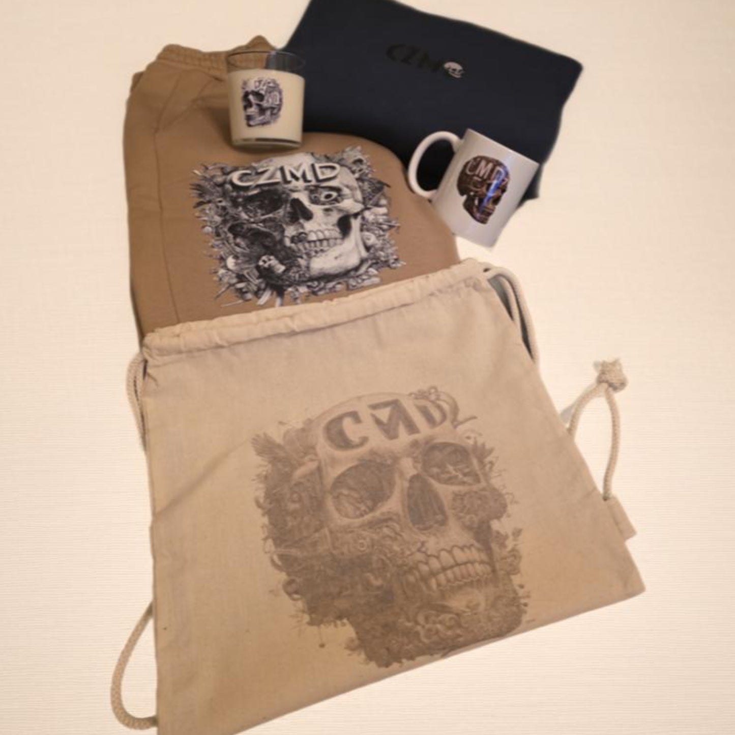 Etched Skull - Kurukafa Baskılı Hediye Seti