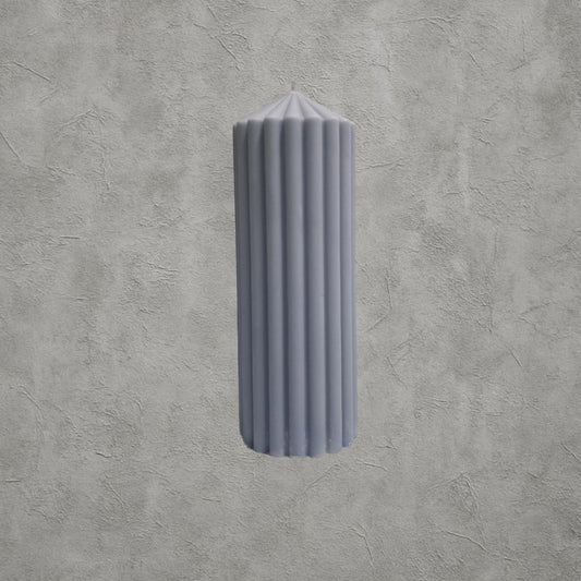 Vanilla Pillar – %100 Doğal Soya Wax Büyük Dekoratif Mum