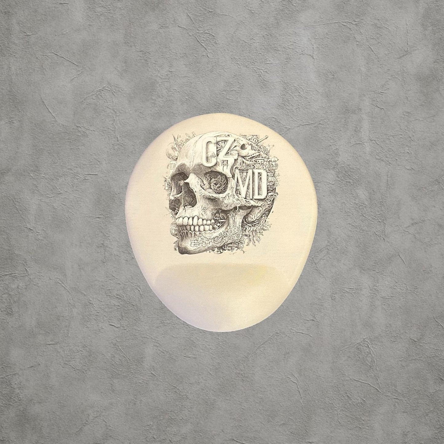 Kurukafa Baskılı Bilek Destekli Mouse Pad