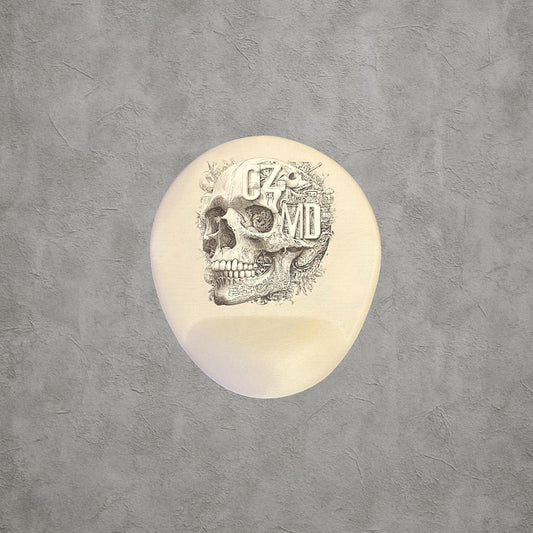 Kurukafa Baskılı Bilek Destekli Mouse Pad