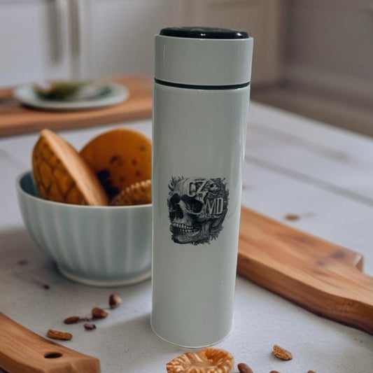 Anatomical Skull Dereceli Termos