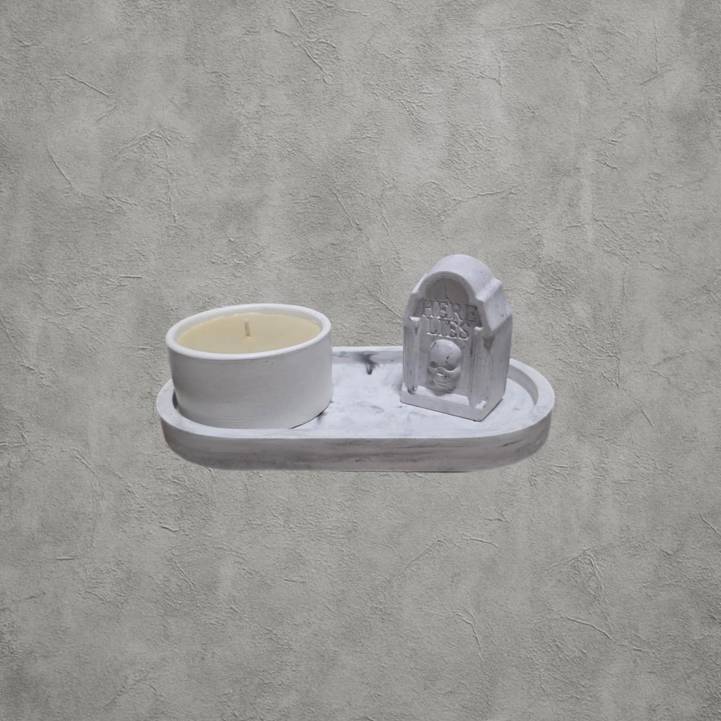 Skull Grave Mini – Taş Kurukafa Biblo & Mum 50 ml