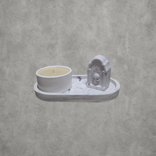 Skull Grave Mini – Taş Kurukafa Biblo & Mum 50 ml