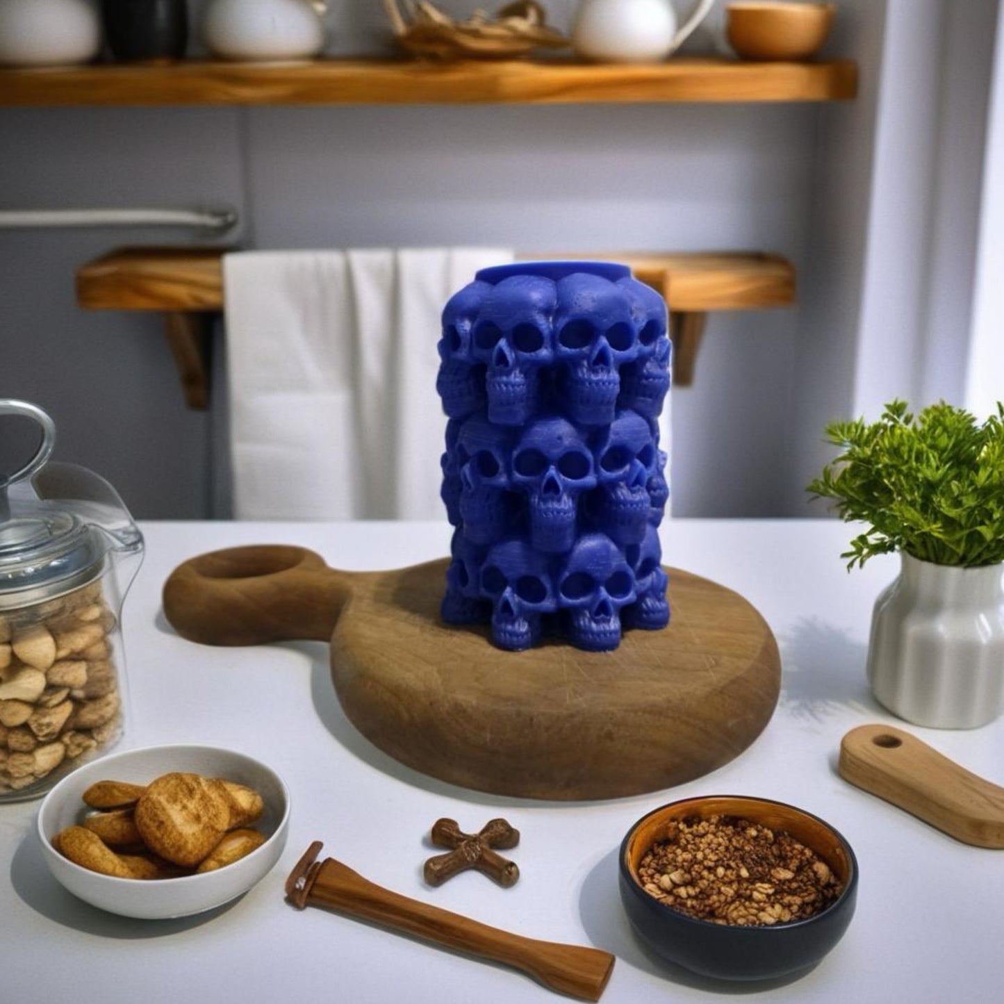 Skull Tower Soya Wax Mum