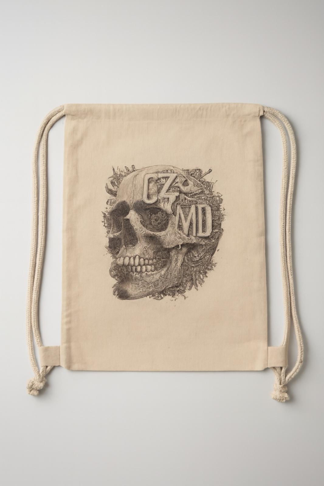 Anatomical Skull Keten İpli Sırt Çantası