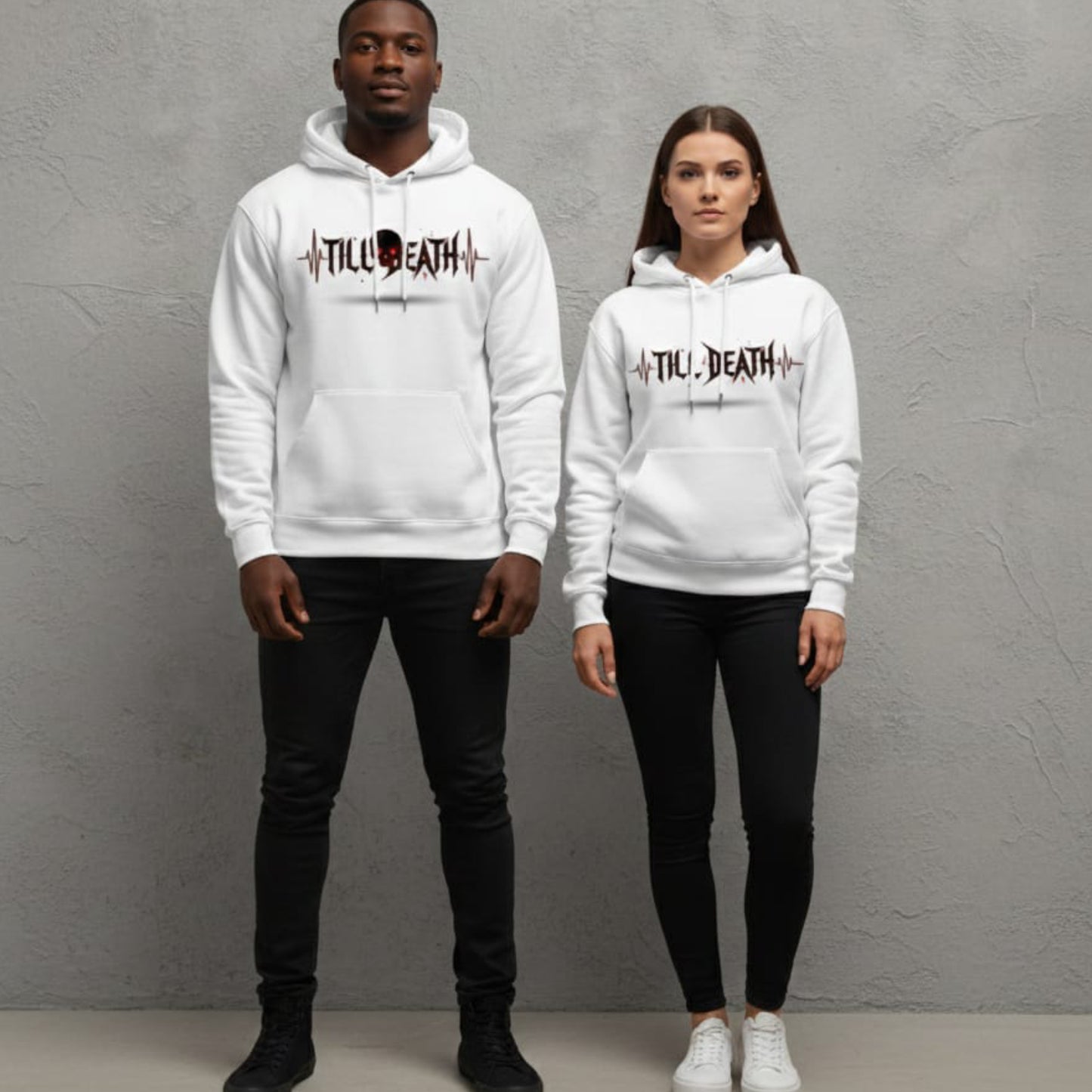CZMD Till Death Çift Kombini – Sevgililer İçin Özel Kapüşonlu Set