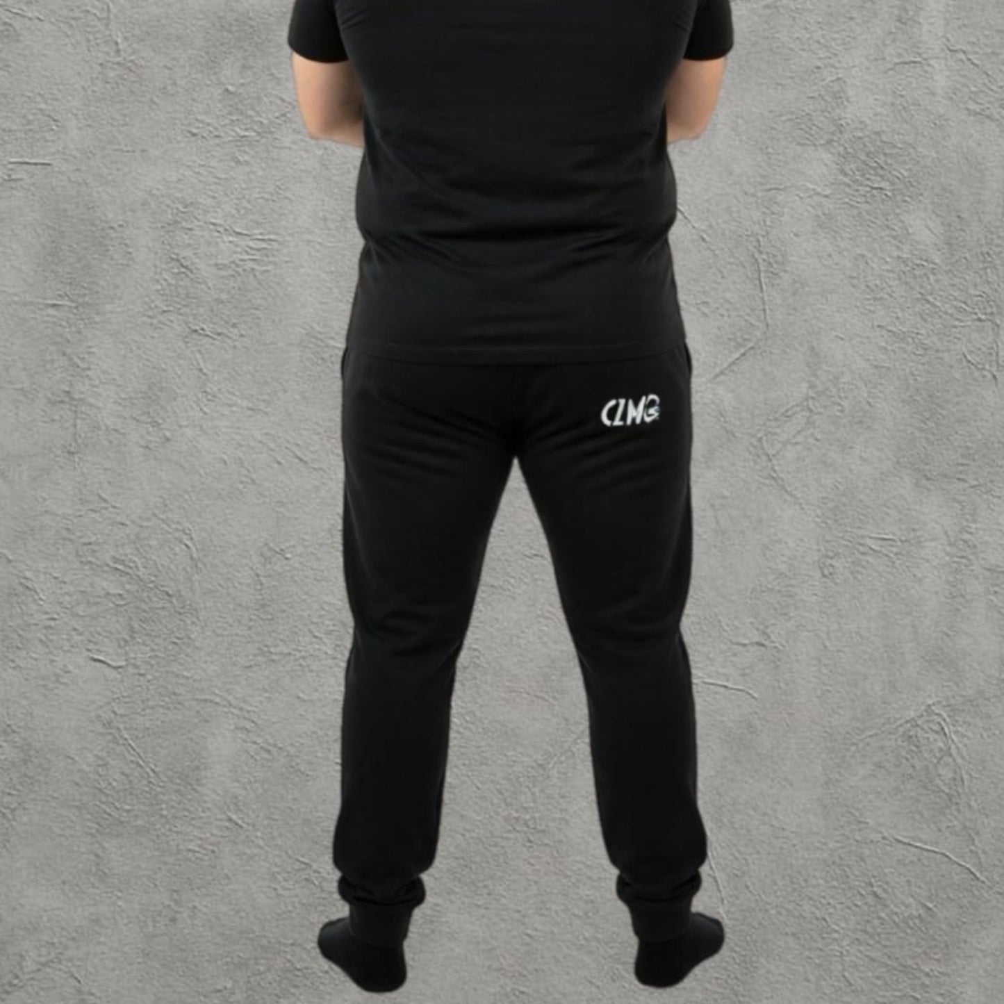 Anatomical Black Core Jogger – Kurukafa Detaylı Eşofman Altı