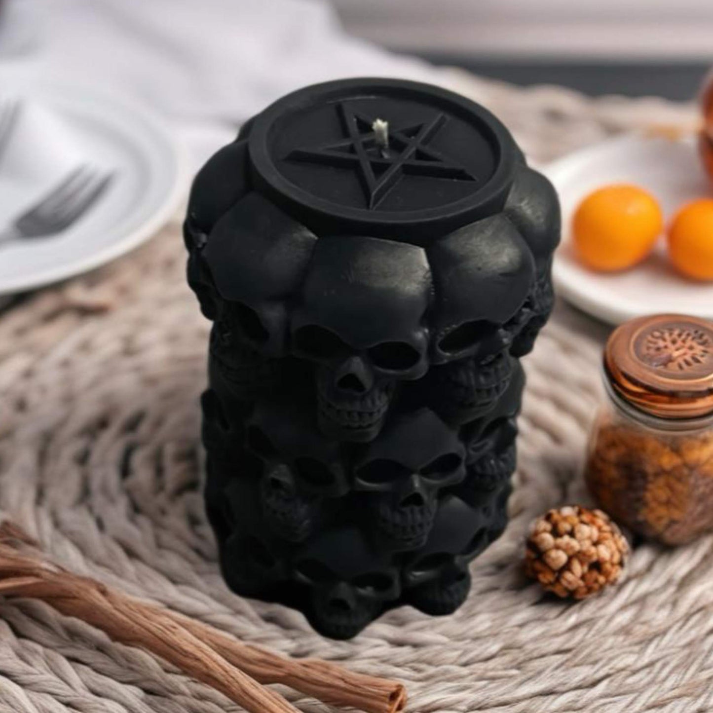 Skull Tower Soya Wax Mum