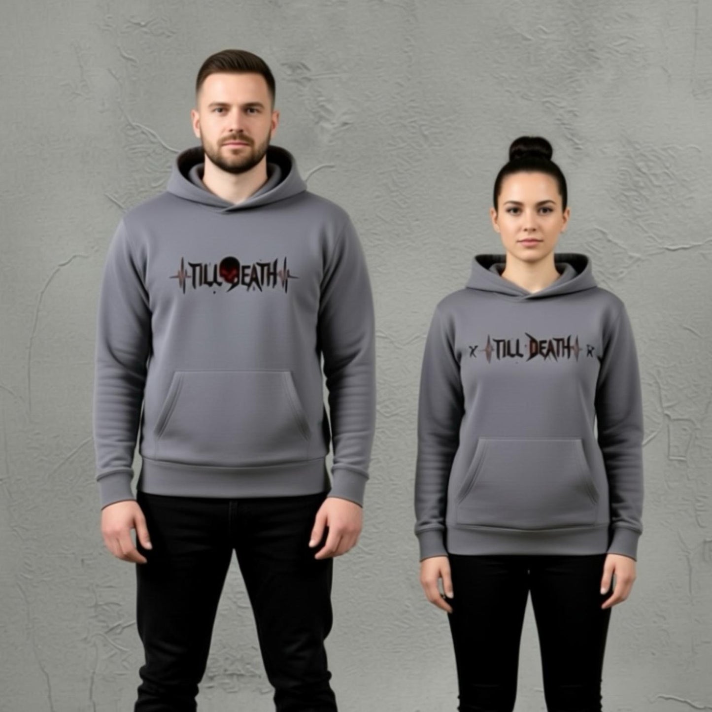 CZMD Till Death – Sevgililer Günü Özel Çift Kapüşonlu Sweatshirt Seti