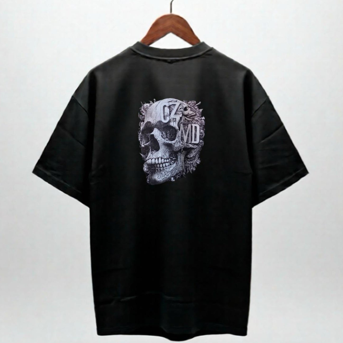 Anatomical Black Skull T-Shirt – %100 Pamuk Kurukafa Baskılı