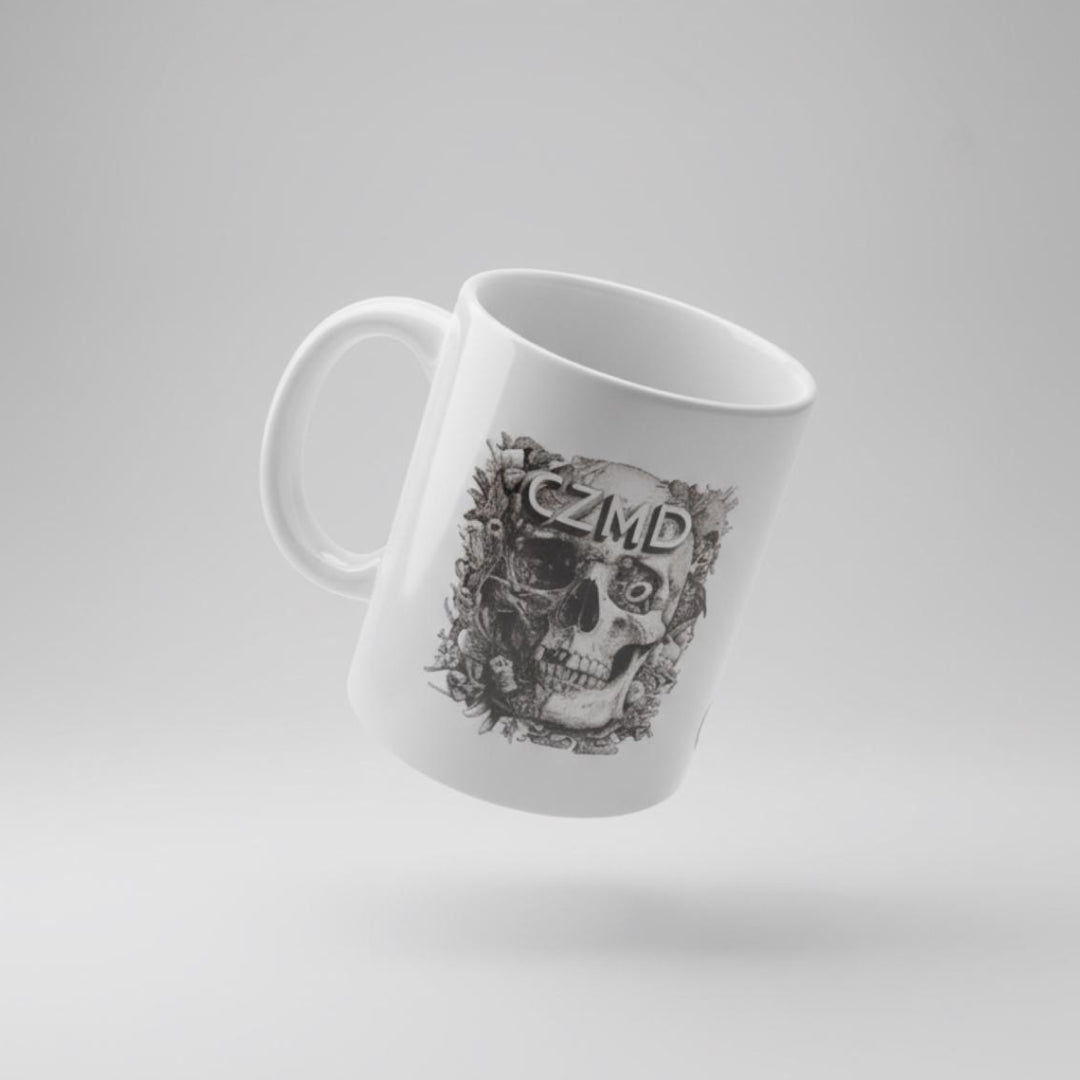 Urban Skull Porselen Kupa