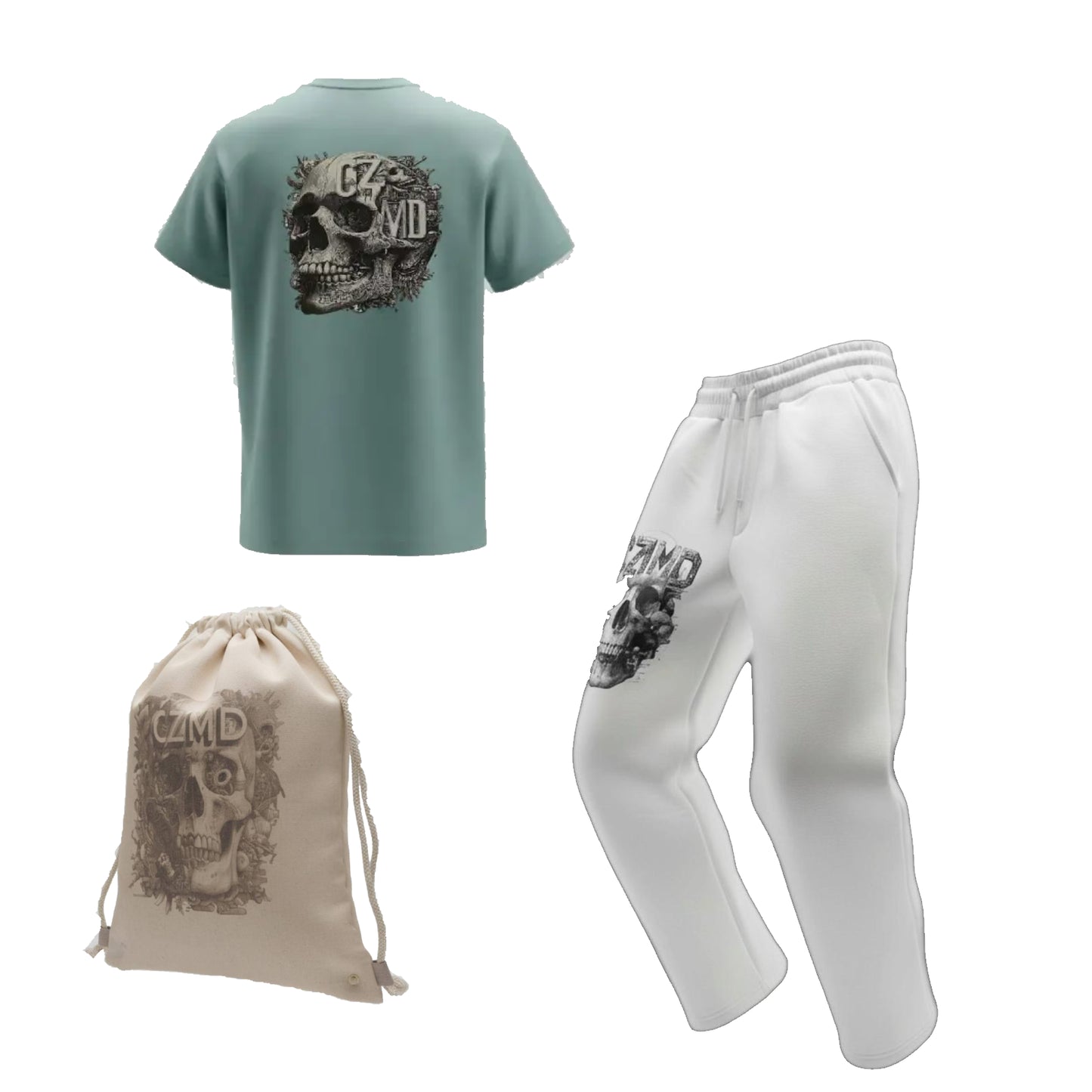 Signature Mini Skull Set - Kurukafa Baskılı Hediye Seti