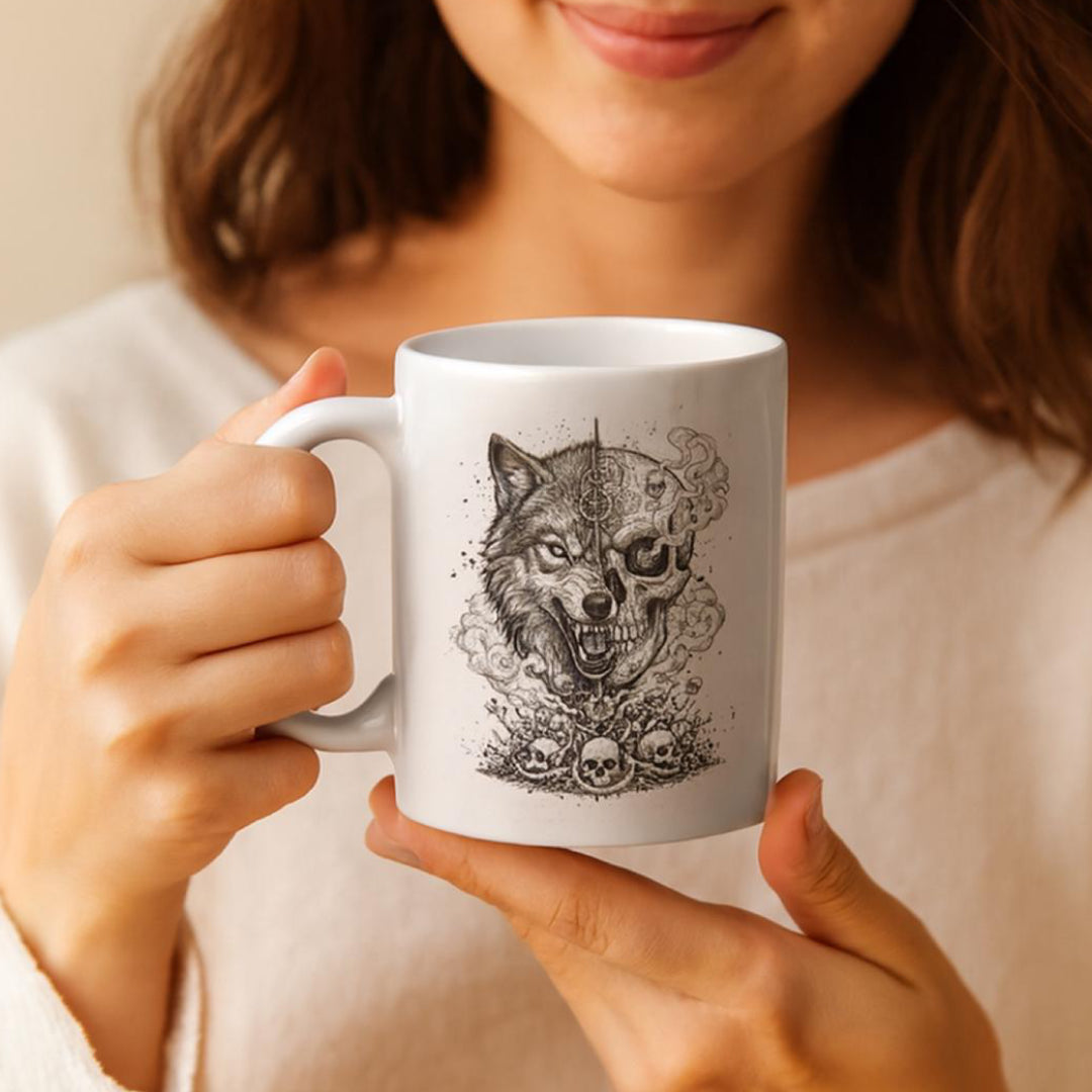 Dual Beast Porselen Kupa